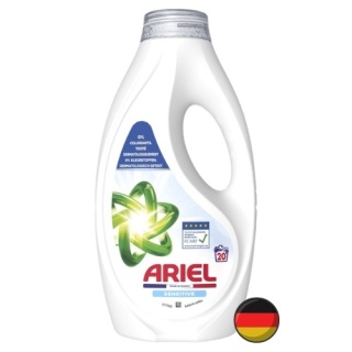 Ariel Sensitive Żel do Prania Hipoalergiczny dla Dzieci Alergików 20 prań (Niemcy)
