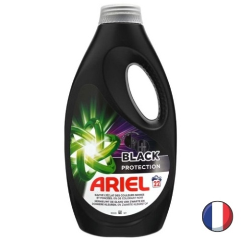 Ariel Black Protection Żel do Prania Czarnego 22 prania (Francja)