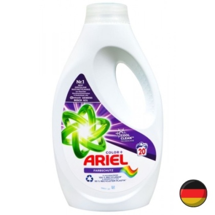 Ariel Color+ Farbschutz Żel do Prania Koloru 20 prań (Niemcy)