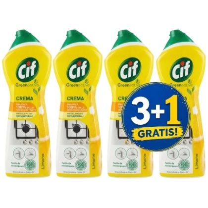 Cif Citron Mleczko do Czyszczenia 750 ml 3+1 CZWARTY GRATIS