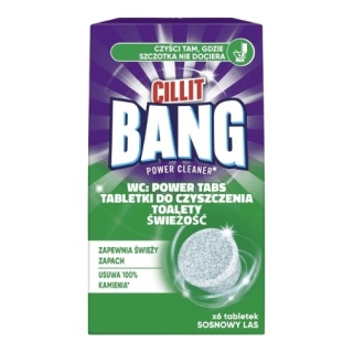 Cillit Bang WC Tabletki do czyszczenia toalety 6 szt Pine