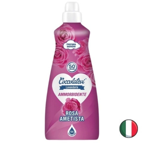 Coccolatevi Rosa Ametista Płyn do Płukania Tkanin Róża Różany 50 prań (Włochy)