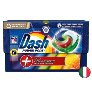 Dash Power-Pods Kapsułki do Koloru 19 szt. (Włochy)