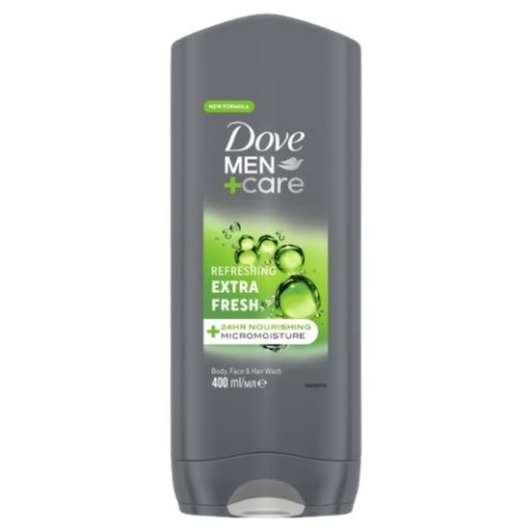 Dove Men Care Extra Fresh Orzeźwiający Żel pod Prysznic dla Mężczyzn 400 ml Dove Men Care Extra Fresh Orzeźwiający Żel pod Prysznic dla Mężczyzn 400 ml