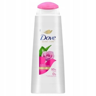Dove Ultra Care Szampon do Włosów Aloe Rose Water Aloes Woda Różana 400 ml