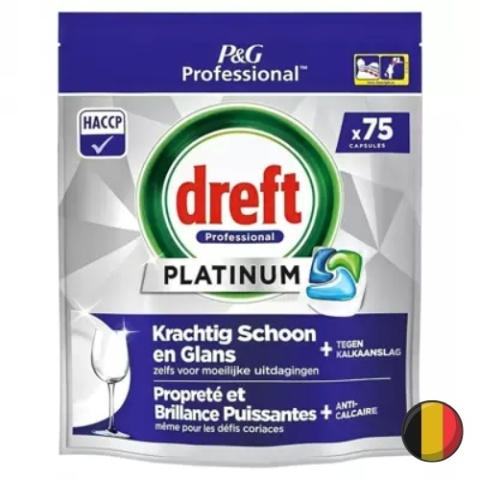 Dreft Platinum Tabletki do Zmywarki 75 szt. (Belgia)