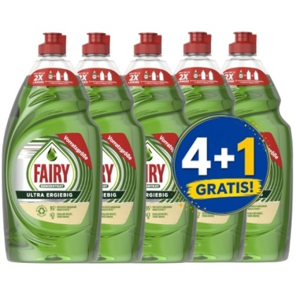 Fairy Ultra Original Płyn do Naczyń 900 ml 4+1 PIĄTY GRATIS