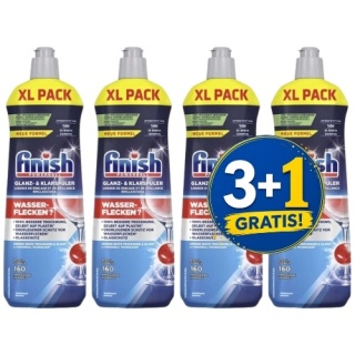 Finish Nabłyszczacz do Zmywarki 800 ml XL 3+1 CZWARTY GRATIS