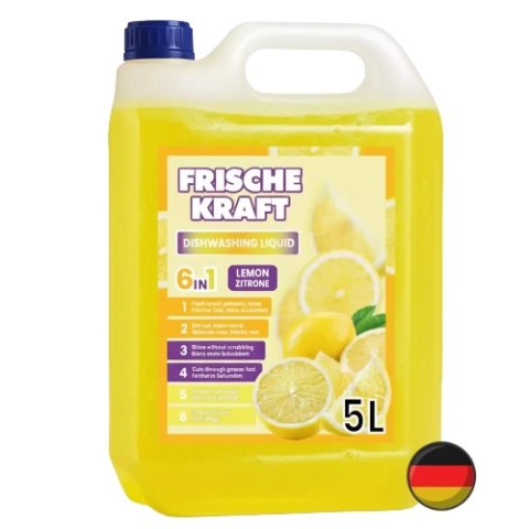Frische Kraft Płyn do Mycia Naczyń 6w1 Cytrynowy 5l