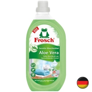 Frosch Aloe Vera Sensitiv Uniwersalny Żel do Prania Delikatny 25 prań (Niemcy)