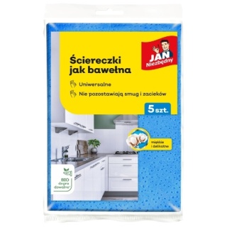 Jan Niezbędny Uniwersalne Ścierki Ściereczki jak Bawełna 5 szt.