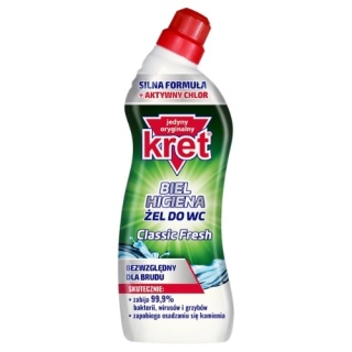 Kret Żel do WC Toalety Classic Na Kamień i Osady 750 g