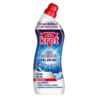 Kret Żel do WC Toalety Active Na Kamień i Osady 750 g