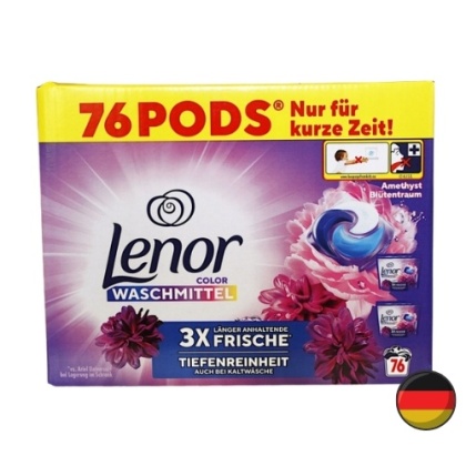 Lenor Amethyst Blütentraum Kapsułki do Prania Koloru All in One 76 szt. (Niemcy)