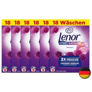 Lenor Amethyst Duży Proszek do Prania Kolorowego 100 prań (Niemcy)
