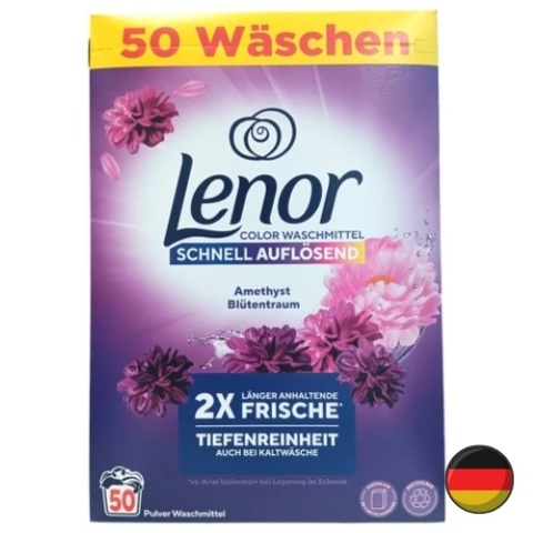 Lenor Amethyst Proszek do Prania Koloru 50 prań (Niemcy)