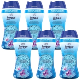 Lenor Aprilfrisch Spring Awakening Perełki Zapachowe do Prania Niebieskie Wiosenne Przebudzenie Zestaw 6 x 195 g