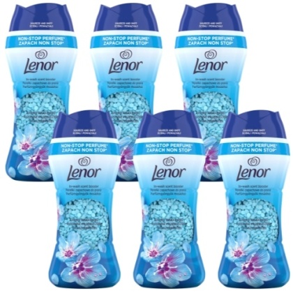 Lenor Aprilfrisch Spring Awakening Perełki Zapachowe do Prania Niebieskie Wiosenne Przebudzenie Zestaw 6 x 195 g