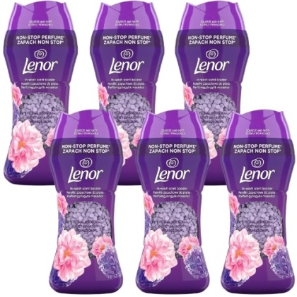 Lenor Floral Bouquet Amethyst Perełki Zapachowe do Prania Kwiatowe Zestaw 6 x 195 g