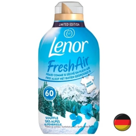 Lenor Fresh Air Alpine Breeze Płyn do Płukania Górska Świeżość 60 prań (Niemcy)