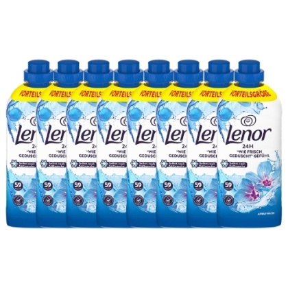 Lenor Niebieski Aprilfrisch Zestaw Płyn do Płukania 8x 59 prań = 472 prania (Niemcy)