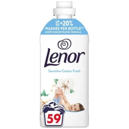 Lenor Sensitive Delikatny Hipoalergiczny Biały Płyn do Płukania 59 prań