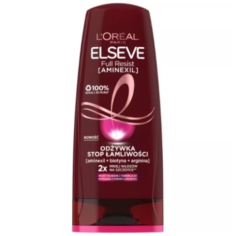 Loreal Elseve Full Resist Odżywka Wzmacniająca do Włosów Osłabionych 200 ml Loreal Elseve Full Resist Odżywka Wzmacniająca do Włosów Osłabionych 200 ml