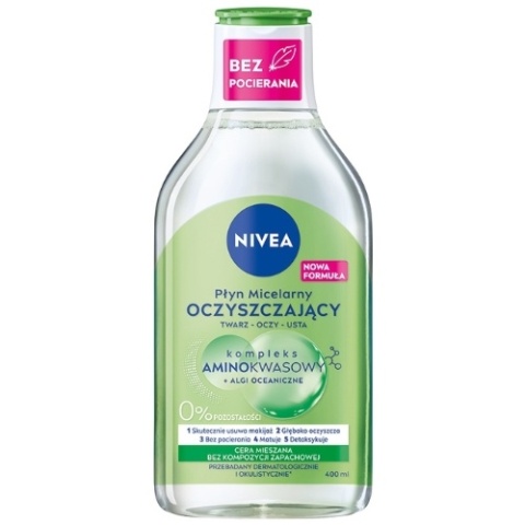 Nivea Płyn Micelarny z Aminokwasami do Cery Mieszanej 400 ml