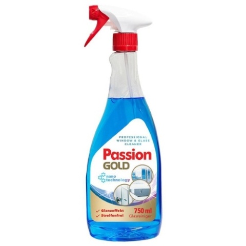 Passion Gold Płyn do Mycia Szyb Okien 750 ml