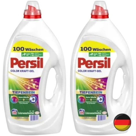 Persil Color Kraft Gel Żel do Prania Koloru 2 x 100 prań = 200 prań (Niemcy)
