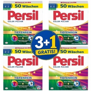 Persil Color Proszek do Prania 50 prań 3+1 CZWARTY GRATIS