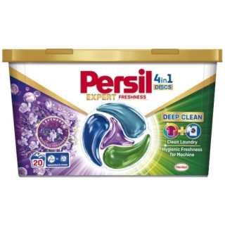 Persil Discs Expert Freshness Uniwersalne Kapsułki do Prania Lawendowe 20 szt.