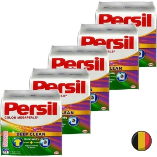 Persil Megaperls Color Proszek do Prania Koloru Zestaw 5 x 17 prań = 85 prań (Belgia)