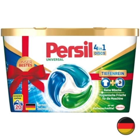 Persil Universal 4in1 Discs Kapsułki do Prania Uniwersalne 20 szt. (Niemcy)