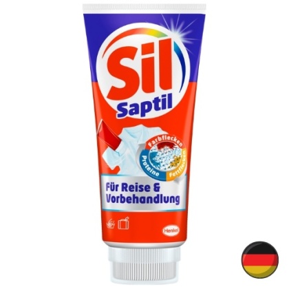 Sil Saptil Odplamiacz ze Szczotką w Tubce 200 ml (Niemcy)