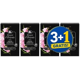 Tesori d'Oriente Chińska Orchidea Mydło w Kostce Kwiatowe 125 g 3+1 CZWARTY GRATIS