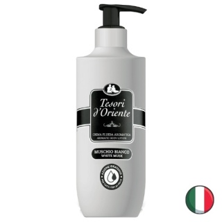Tesori d'Oriente Muschio Bianco Balsam do Ciała z Pompką Białe Piżmo 400 ml (Włochy)