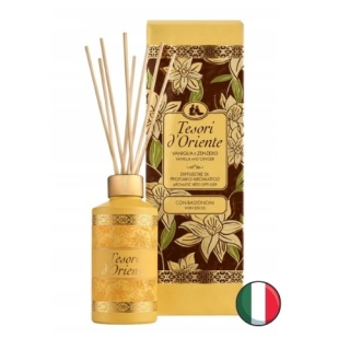 Tesori d’Oriente Wanilia Patyczki Zapachowe Dyfuzor Aromatyczny 200 ml (Włochy)