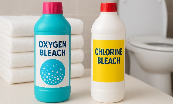 Wybielacz tlenowy czy chlorowy, który do tkanin i dezynfekcji?