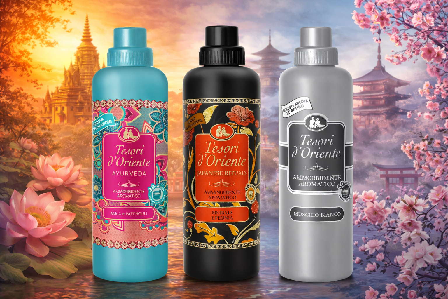 Najtrwalsze płyny do płukania Tesori d'Oriente